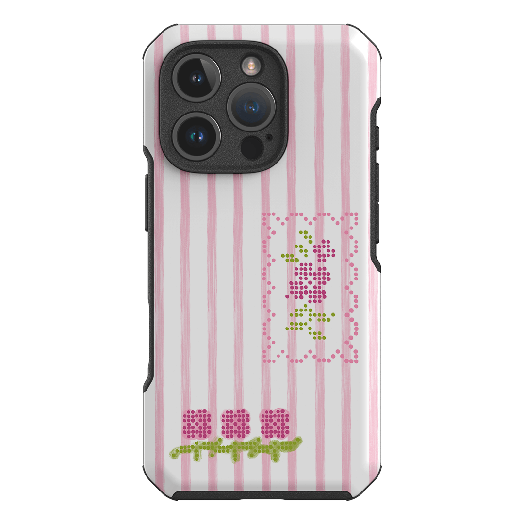 Patchwork Pink Printed Phone Cases iPhone 16 Pro / Toughie by Kayla Carr - The Dairy