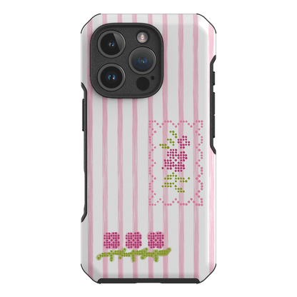 Patchwork Pink Printed Phone Cases iPhone 16 Pro / Toughie by Kayla Carr - The Dairy