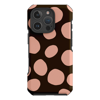 Pebbles Chocolate Pink Printed Phone Cases iPhone 16 Pro / Toughie by Veronica Tucker - The Dairy
