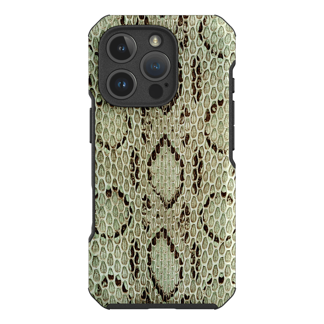 Pistachio Python Printed Phone Cases iPhone 16 Pro / Toughie by The Dairy - The Dairy