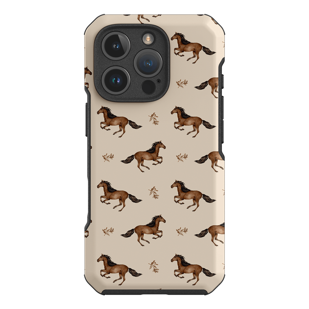 Running Horse Printed Phone Cases iPhone 16 Pro / Toughie by Kasiags Art - The Dairy