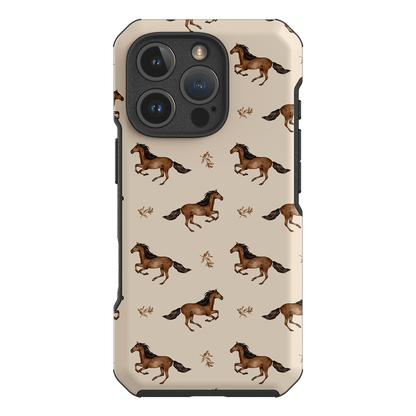 Running Horse Printed Phone Cases iPhone 16 Pro / Toughie by Kasiags Art - The Dairy