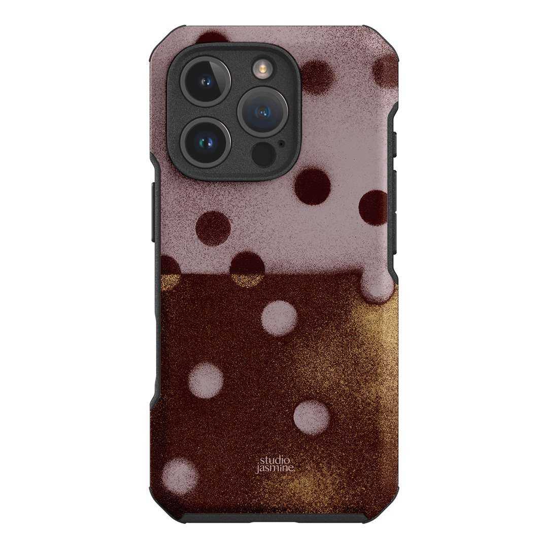 Rust Polka Dot Printed Phone Cases iPhone 16 Pro / Toughie by Jasmine Dowling - The Dairy