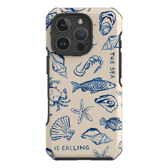 Sea Call Printed Phone Cases iPhone 16 Pro / Toughie by Cass Deller - The Dairy