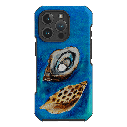 Sea Shells Printed Phone Cases iPhone 16 Pro / Toughie by Lisa Hu - The Dairy