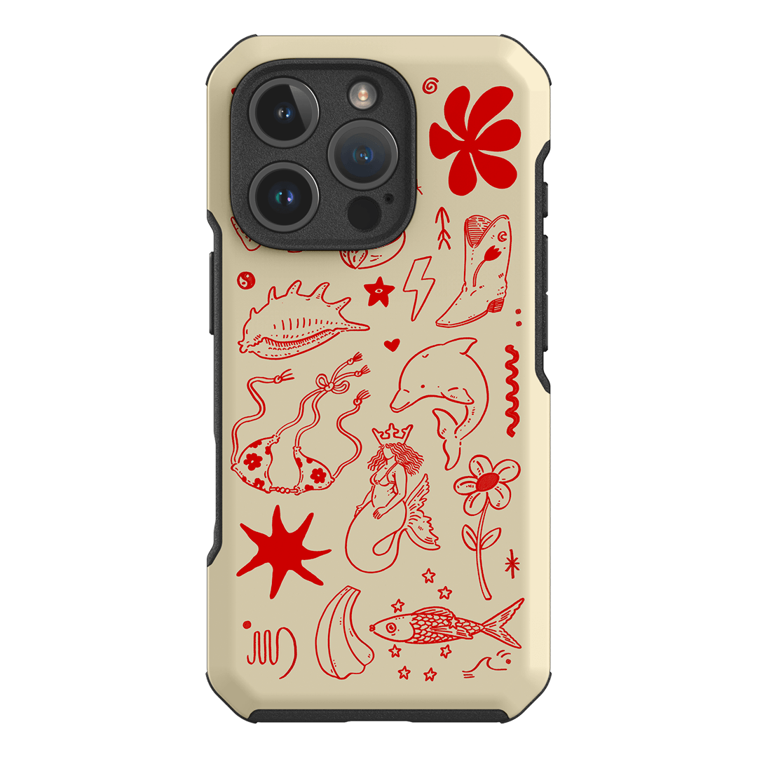 Spiced Cowboy Cream Printed Phone Cases iPhone 16 Pro / Toughie by Easty Beasty - The Dairy