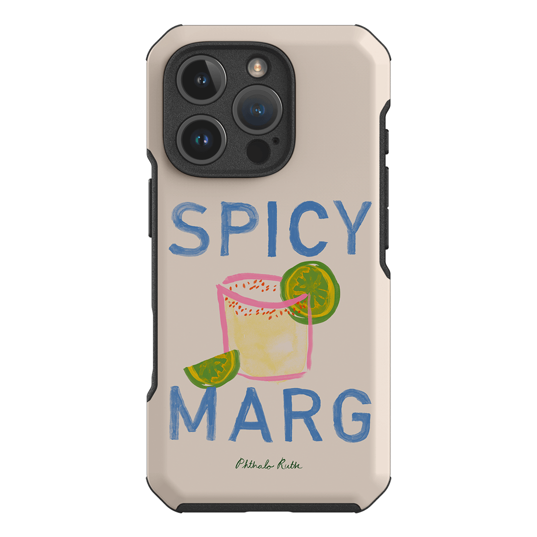Spicy Marg Printed Phone Cases iPhone 16 Pro / Toughie by Phthalo Ruth - The Dairy