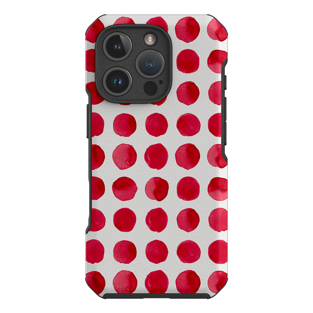 Spots in Red Printed Phone Cases by The Dairy - The Dairy
