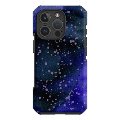 Spotty Navy Printed Phone Cases iPhone 16 Pro / Toughie by The Dairy - The Dairy