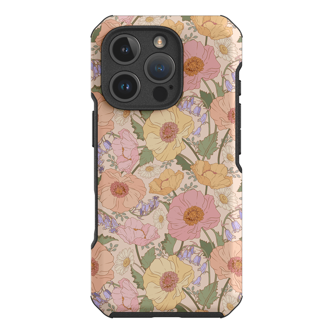 Spring Poppy Printed Phone Cases iPhone 16 Pro / Toughie by Kasiags Art - The Dairy