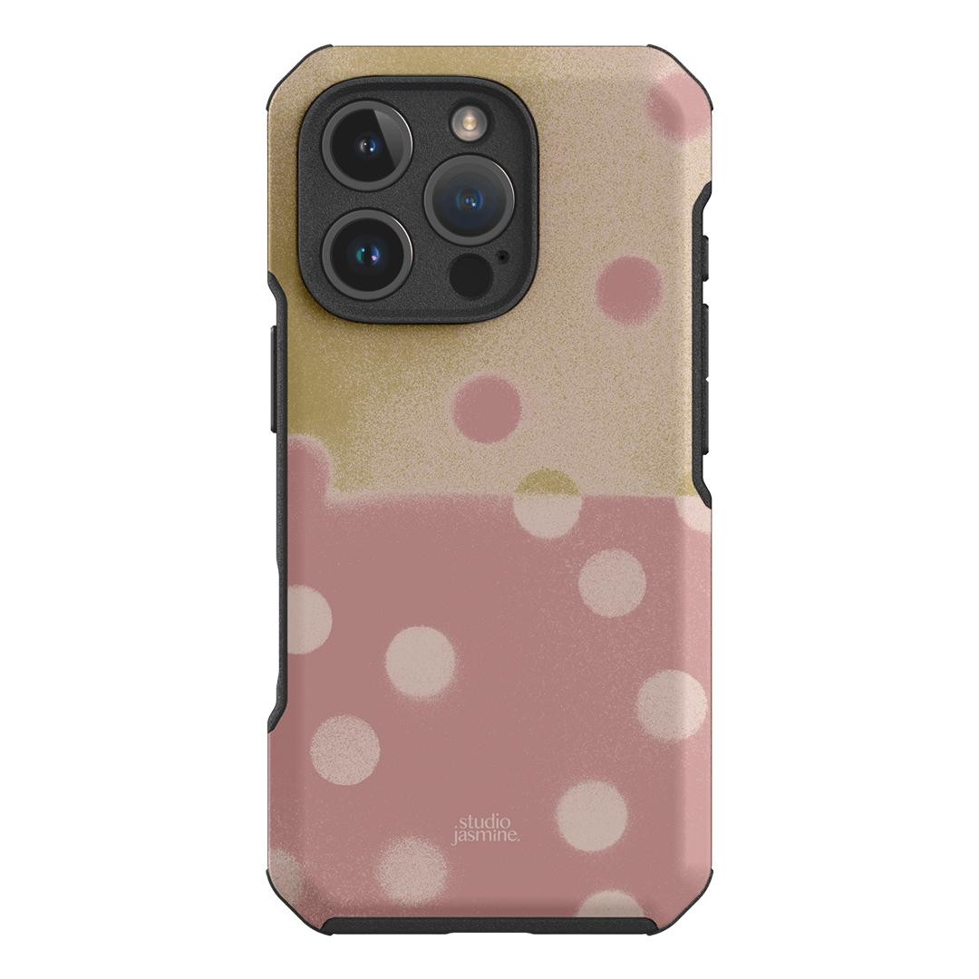 Strawberry Polka Dot Printed Phone Cases iPhone 16 Pro / Toughie by Jasmine Dowling - The Dairy