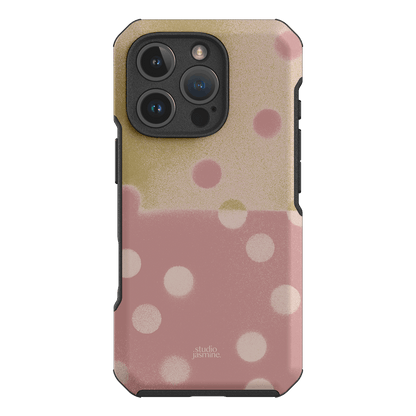 Strawberry Polka Dot Printed Phone Cases iPhone 16 Pro / Toughie by Jasmine Dowling - The Dairy