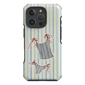 Stripe Tankini Printed Phone Cases iPhone 16 Pro / Toughie by Kayla Carr - The Dairy
