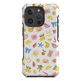 Summer Icons Printed Phone Cases iPhone 16 Pro / Toughie by Cass Deller - The Dairy