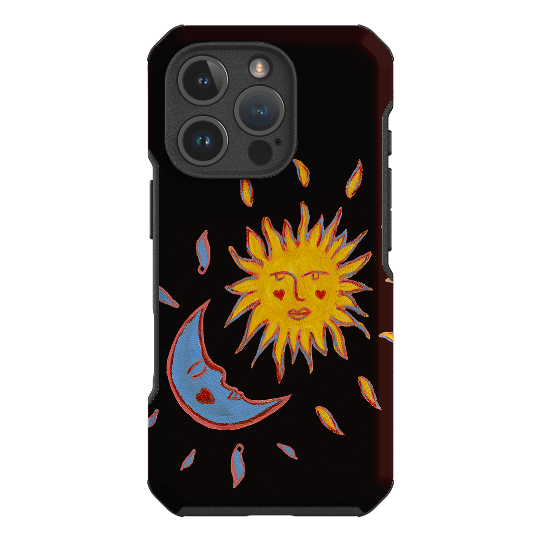 Sun & Moon Plum Printed Phone Cases iPhone 16 Pro / Toughie by BG. Studio - The Dairy