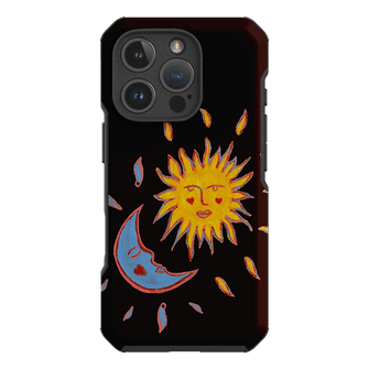 Sun & Moon Plum Printed Phone Cases iPhone 16 Pro / Toughie by BG. Studio - The Dairy