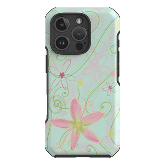 Swirl Blue Printed Phone Cases iPhone 16 Pro / Toughie by Kayla Carr - The Dairy