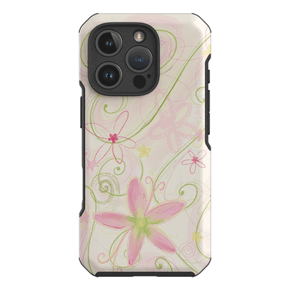 Swirl Pink Printed Phone Cases iPhone 16 Pro / Toughie by Kayla Carr - The Dairy