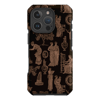 Symposium Burnt Umber Printed Phone Cases iPhone 16 Pro / Toughie by Veronica Tucker - The Dairy
