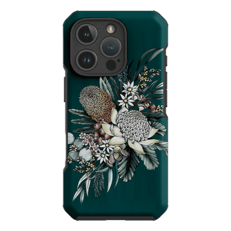 Teal Native Printed Phone Cases iPhone 16 Pro / Toughie by Typoflora - The Dairy
