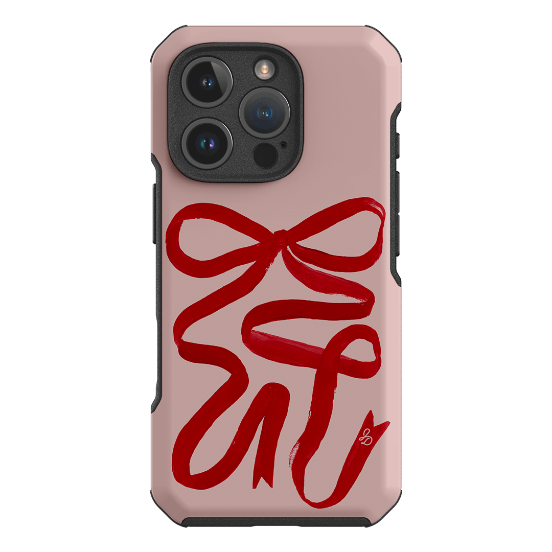 Valentine Ribbon Printed Phone Cases iPhone 16 Pro / Toughie by Jasmine Dowling - The Dairy