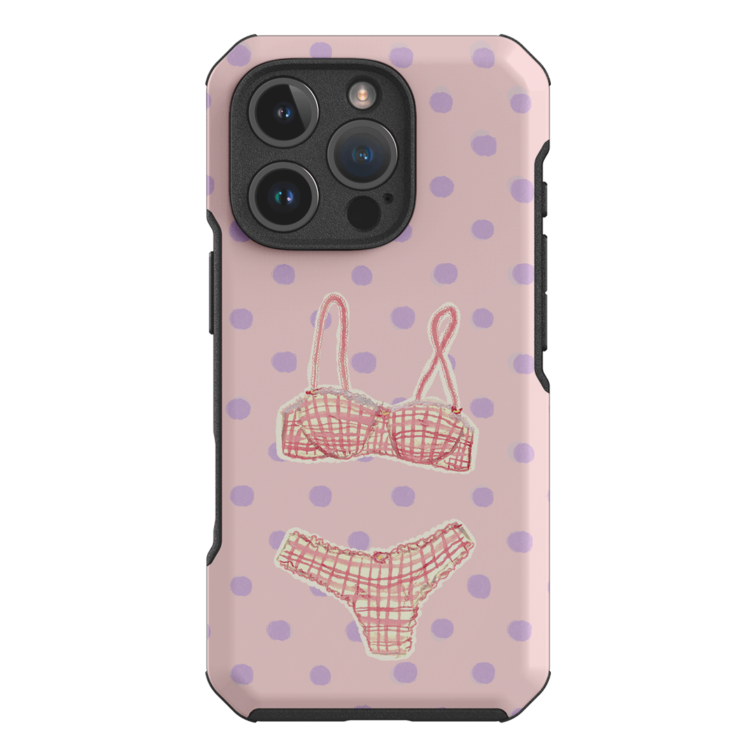 Vintage Gingham Printed Phone Cases iPhone 16 Pro / Toughie by Kayla Carr - The Dairy