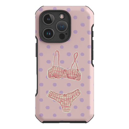 Vintage Gingham Printed Phone Cases iPhone 16 Pro / Toughie by Kayla Carr - The Dairy