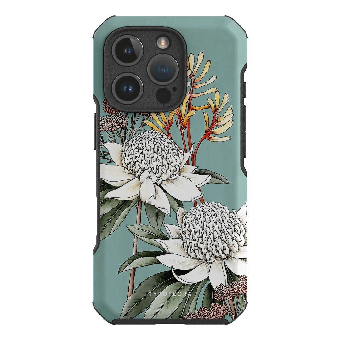 Waratah Printed Phone Cases iPhone 16 Pro / Toughie by Typoflora - The Dairy
