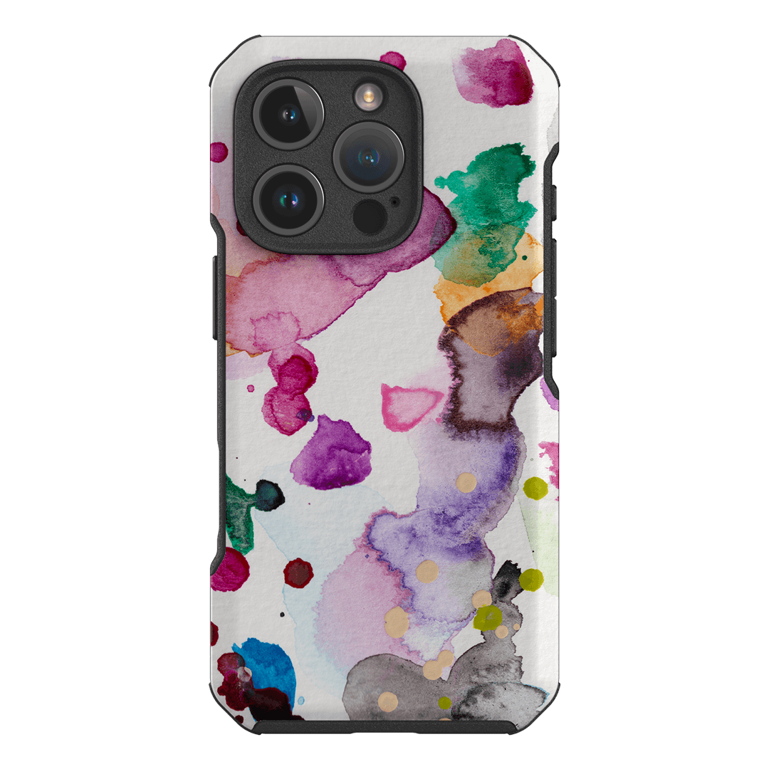 Watercolour Palette Printed Phone Cases iPhone 16 Pro / Toughie by The Dairy - The Dairy