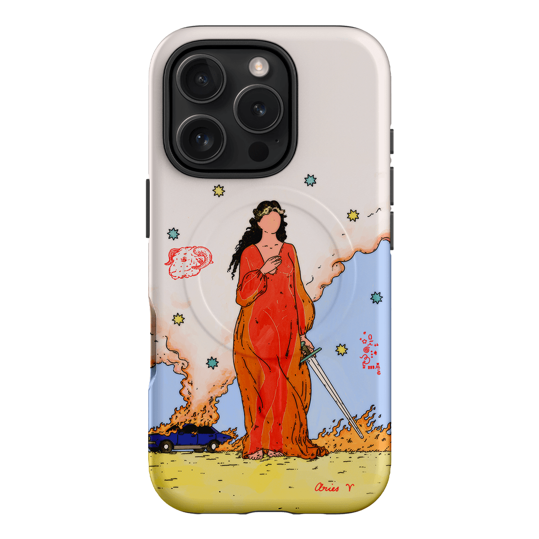 Aries Season Printed Phone Cases iPhone 16 Pro / Armoured MagSafe by Easty Beasty - The Dairy