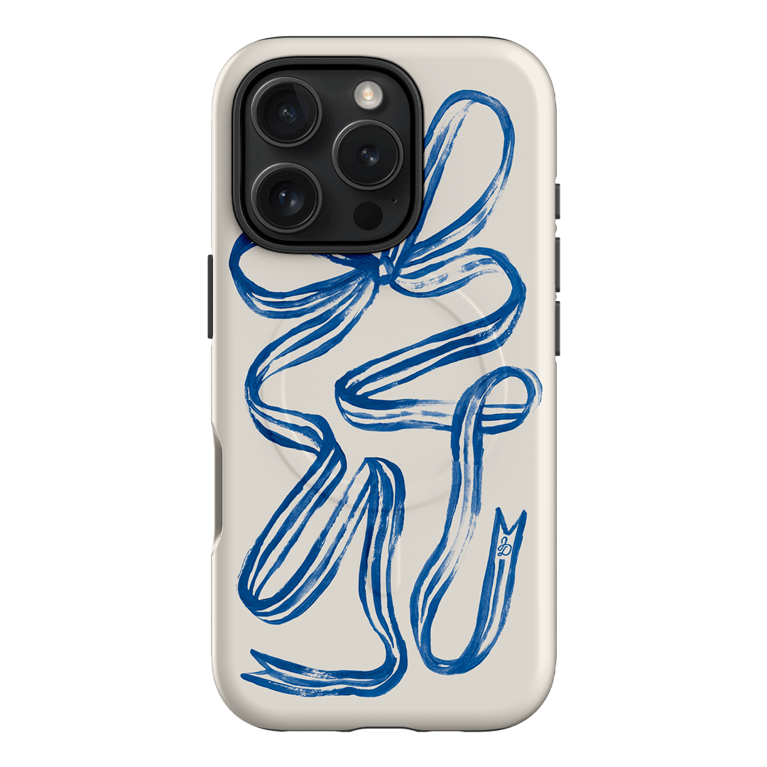 Bowerbird Ribbon Printed Phone Cases iPhone 16 Pro / Armoured MagSafe by Jasmine Dowling - The Dairy