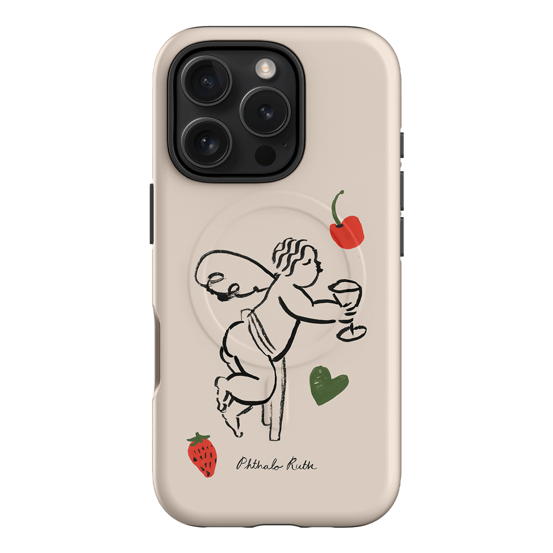 Cherub Printed Phone Cases iPhone 16 Pro / Armoured MagSafe by Phthalo Ruth - The Dairy