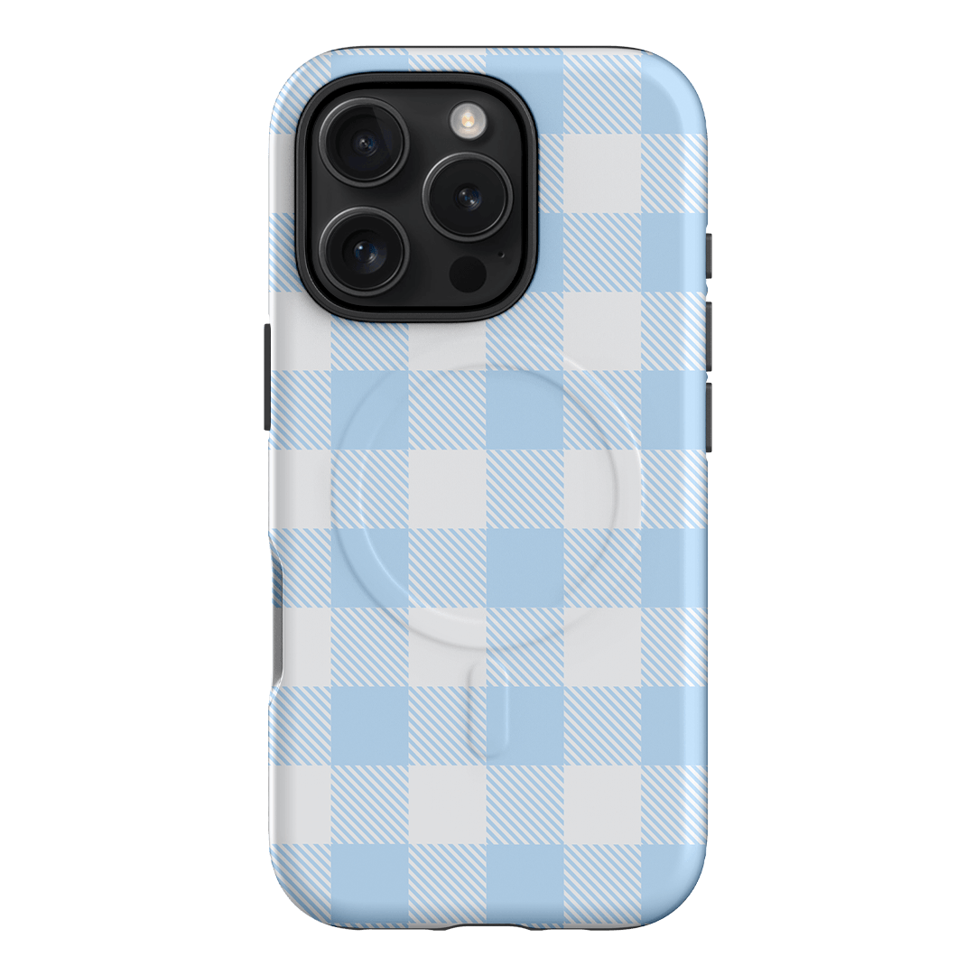 Cloud Plaid Printed Phone Cases iPhone 16 Pro / Armoured MagSafe by The Dairy - The Dairy