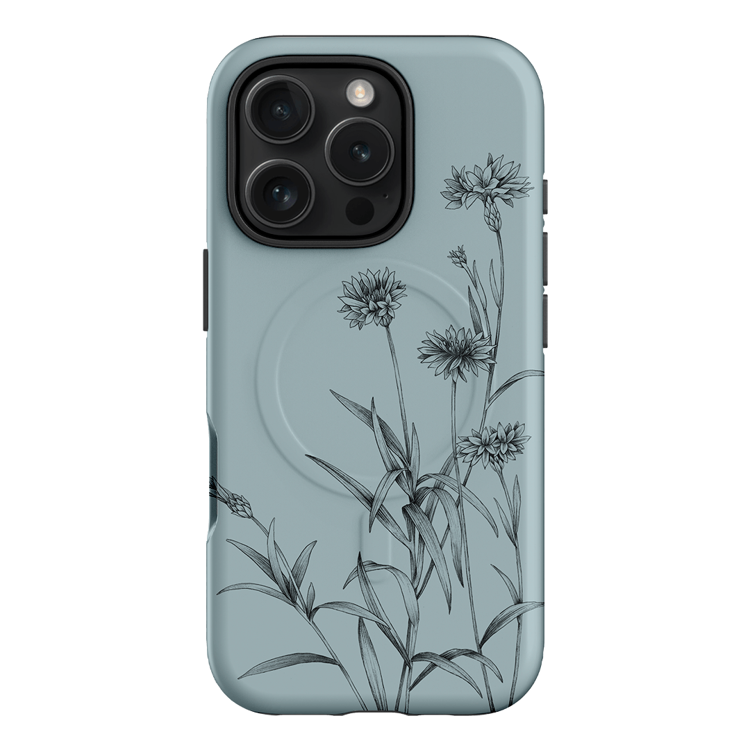 Cornflowers Study Printed Phone Cases iPhone 16 Pro / Armoured MagSafe by Typoflora - The Dairy