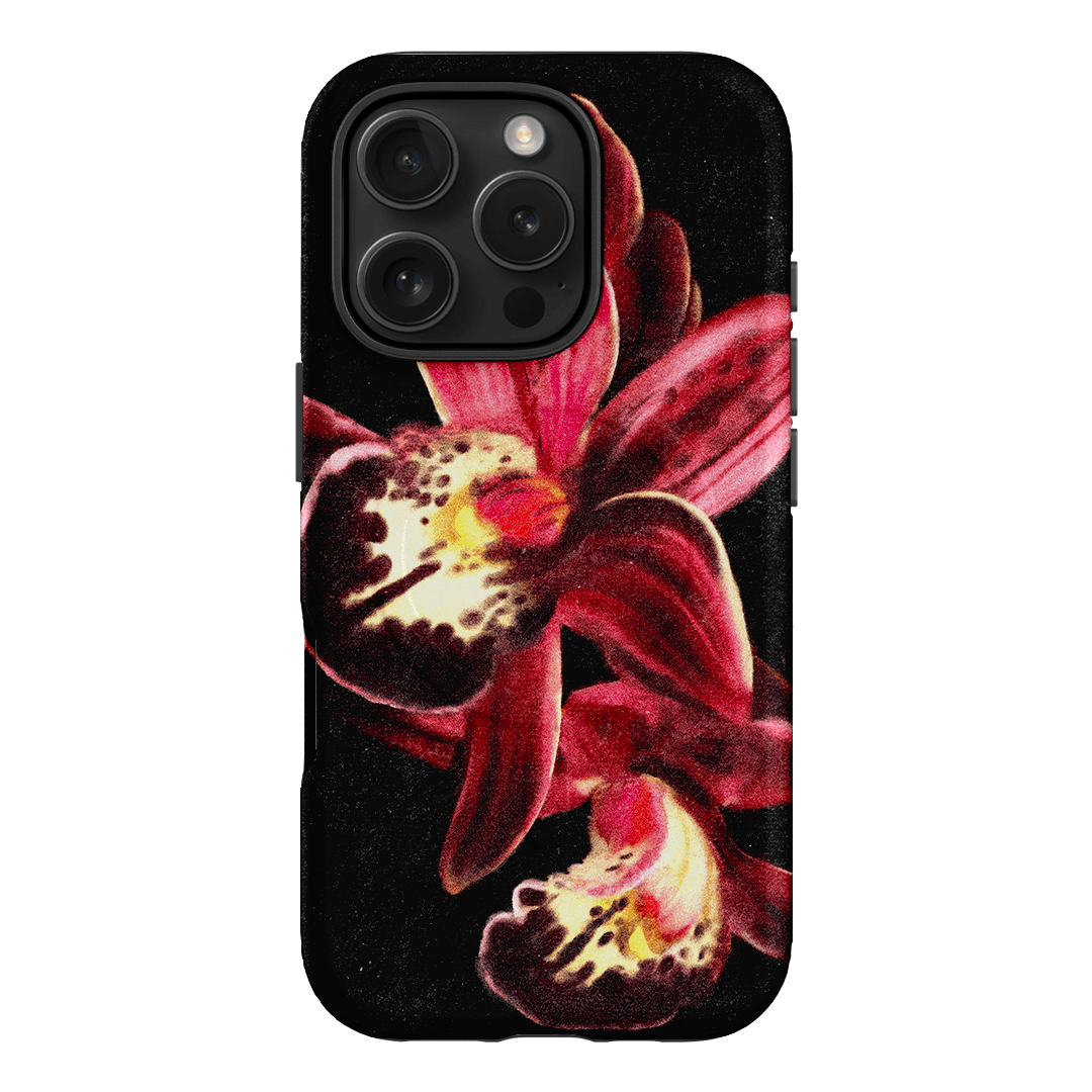 Deep Orchid Printed Phone Cases iPhone 16 Pro / Armoured MagSafe by Sally Hungerford - The Dairy