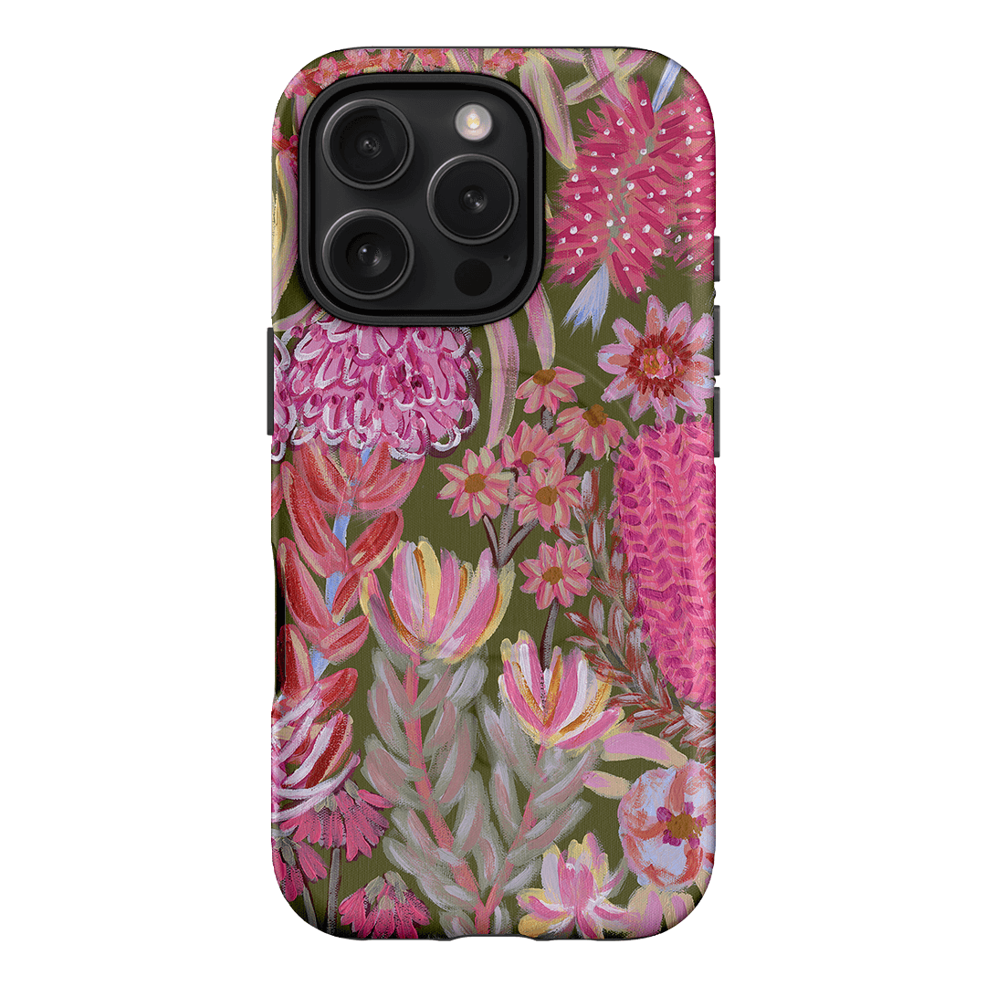 Floral Island Printed Phone Cases iPhone 16 Pro / Armoured MagSafe by Amy Gibbs - The Dairy