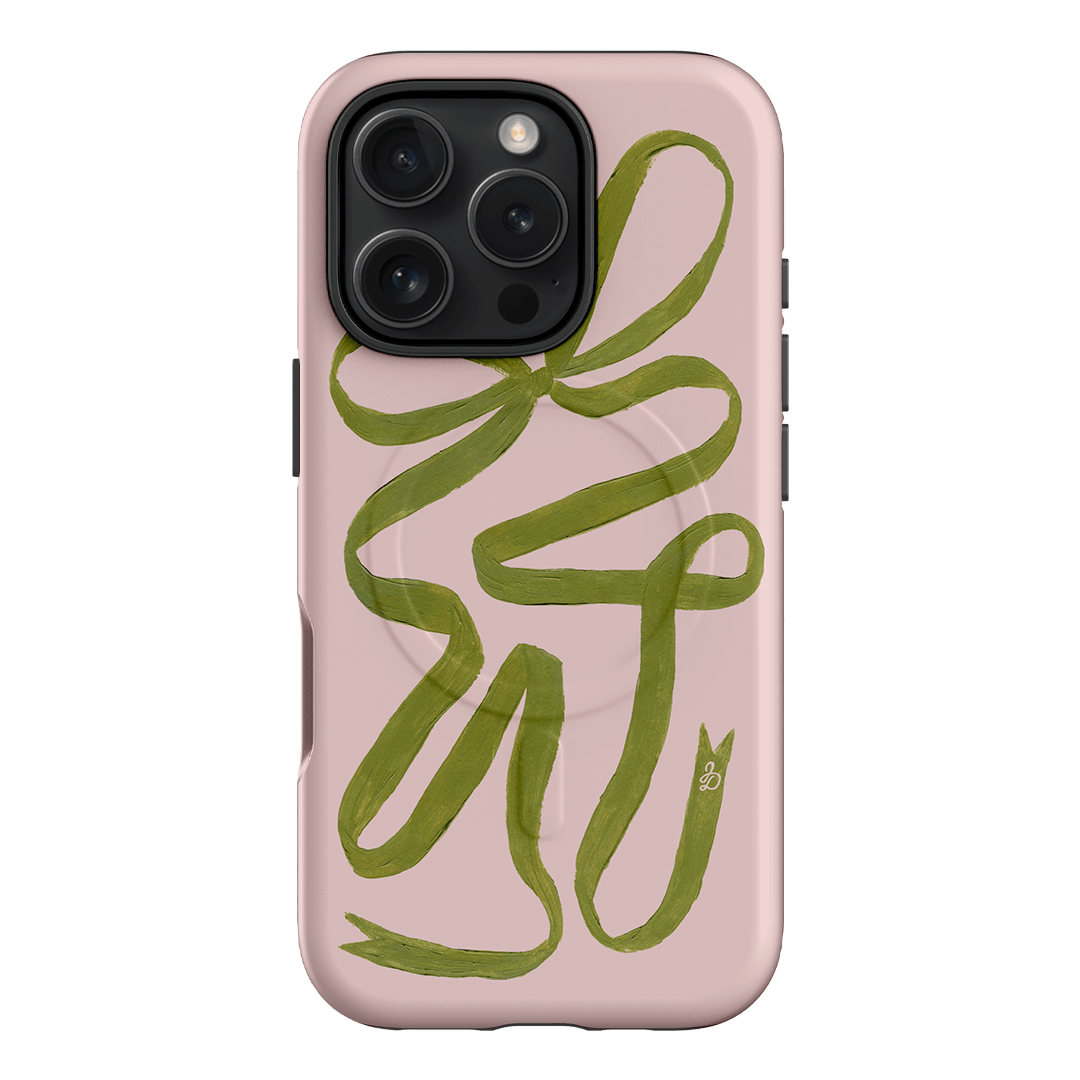 Garden Ribbon Printed Phone Cases iPhone 16 Pro / Armoured MagSafe by Jasmine Dowling - The Dairy