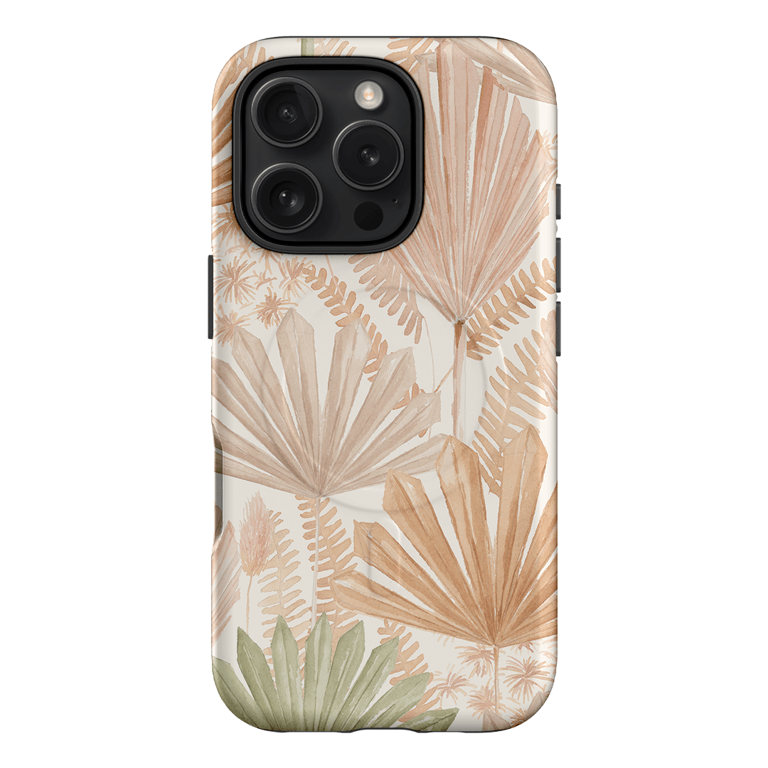 Golden Palm Printed Phone Cases iPhone 16 Pro / Armoured MagSafe by Cass Deller - The Dairy