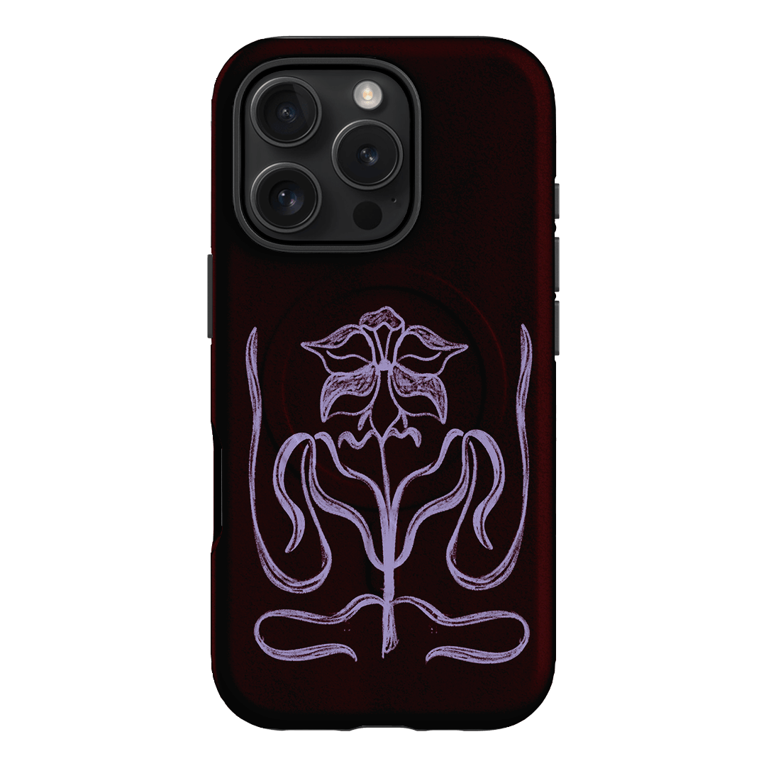 Growth Burgundy Printed Phone Cases by The Dairy - The Dairy