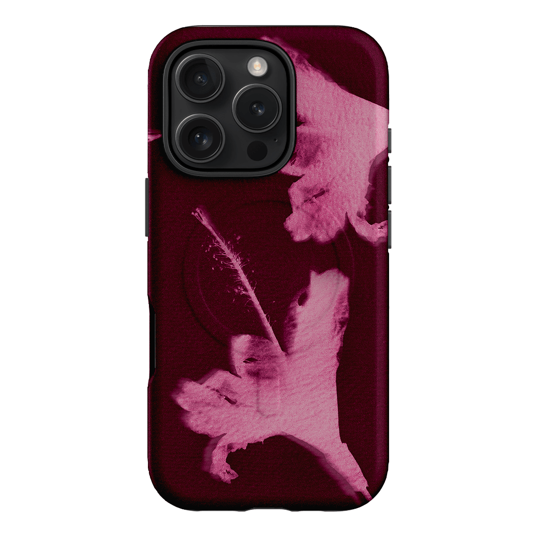 Hibiscus Glow Printed Phone Cases iPhone 16 Pro / Armoured MagSafe by Sally Hungerford - The Dairy