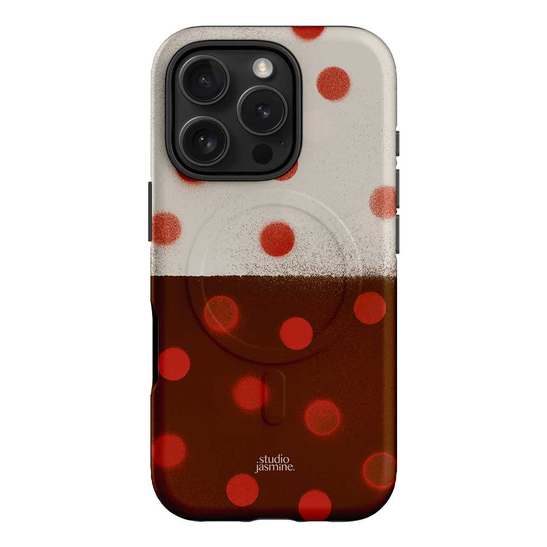 Ladybug Polka Dot Printed Phone Cases iPhone 16 Pro / Armoured MagSafe by Jasmine Dowling - The Dairy