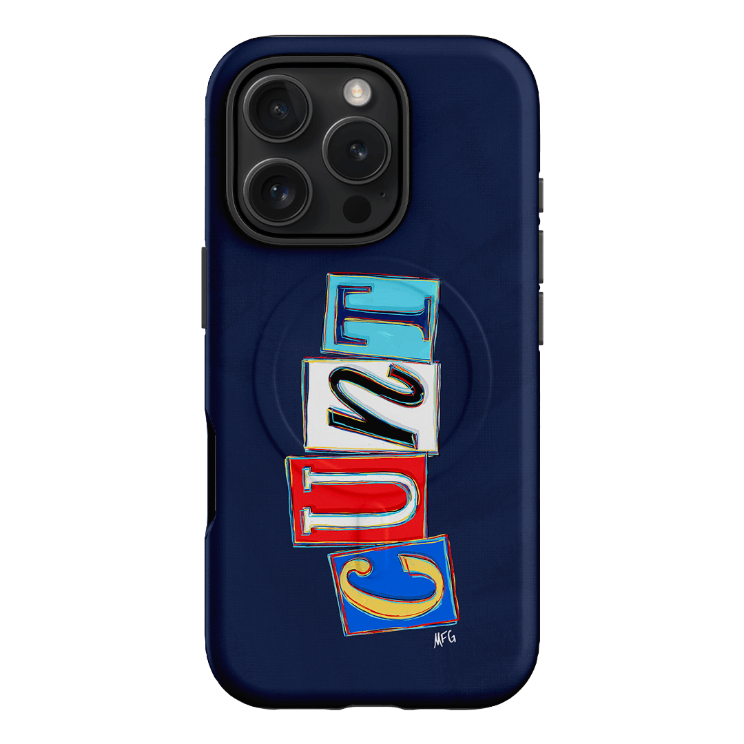 Lil Cnts Blue Printed Phone Cases iPhone 16 Pro / Armoured MagSafe by Margarbs Art - The Dairy
