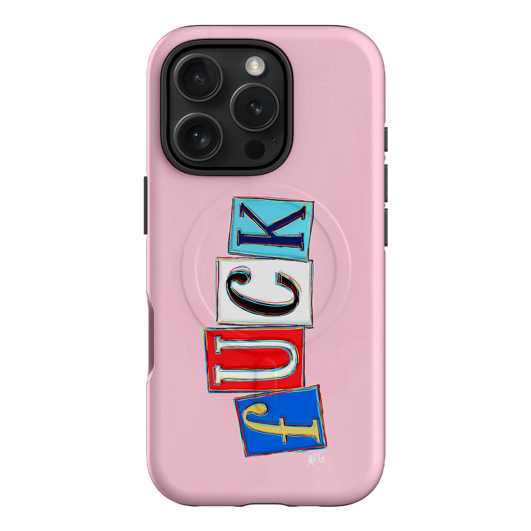 Lil Fcks Pink Printed Phone Cases iPhone 16 Pro / Armoured MagSafe by Margarbs Art - The Dairy