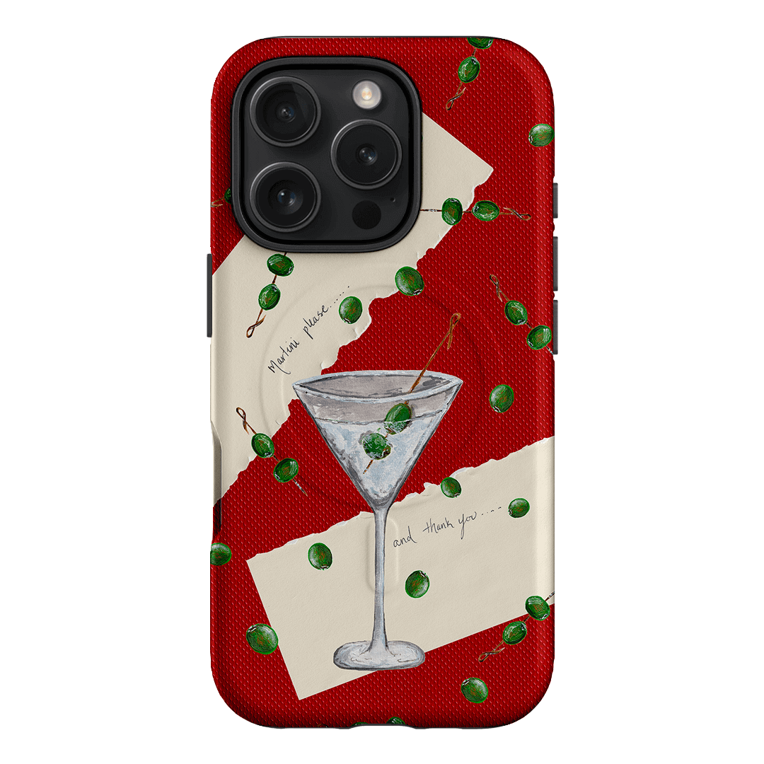 Martini Please Printed Phone Cases iPhone 16 Pro / Armoured MagSafe by BG. Studio - The Dairy