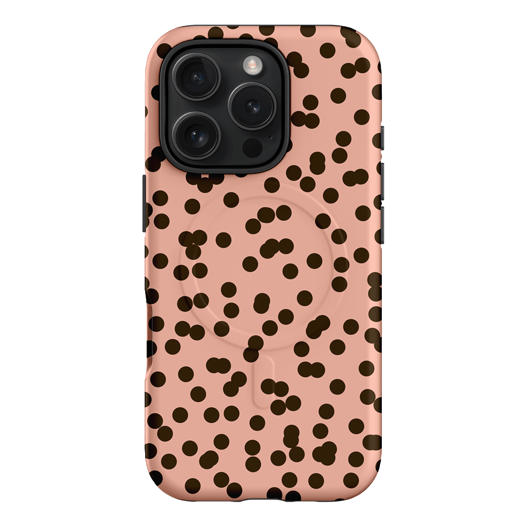 Mini Confetti Pink Chocolate Printed Phone Cases iPhone 16 Pro / Armoured MagSafe by Veronica Tucker - The Dairy