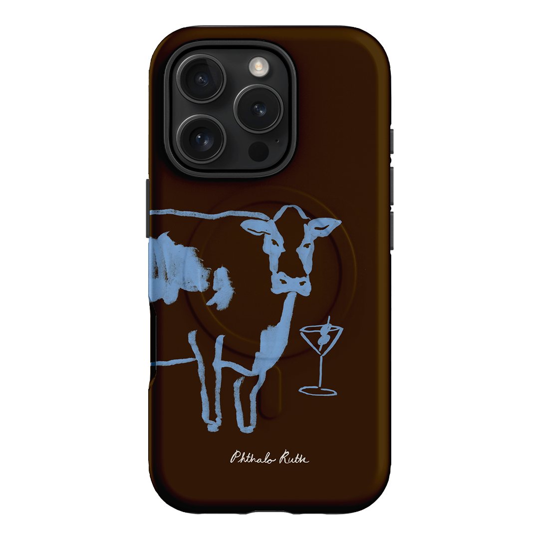 Mootini Espresso Printed Phone Cases iPhone 16 Pro / Armoured MagSafe by Phthalo Ruth - The Dairy