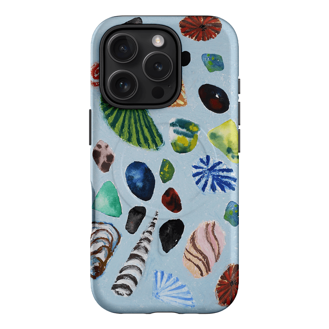Ocean Currency Printed Phone Cases iPhone 16 Pro / Armoured MagSafe by Lisa Hu - The Dairy