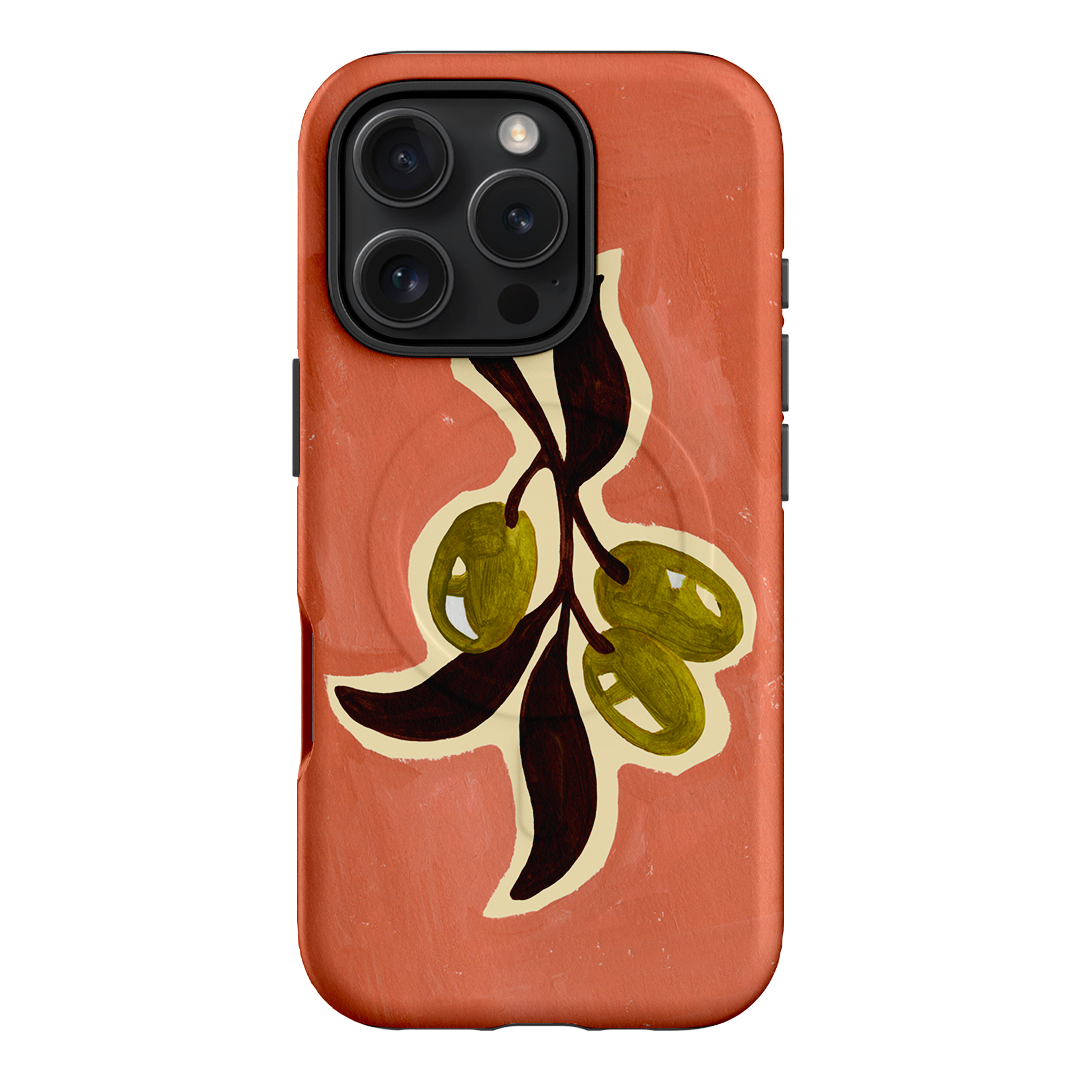 Olives Printed Phone Cases iPhone 16 Pro / Armoured MagSafe by Studio Bon - The Dairy