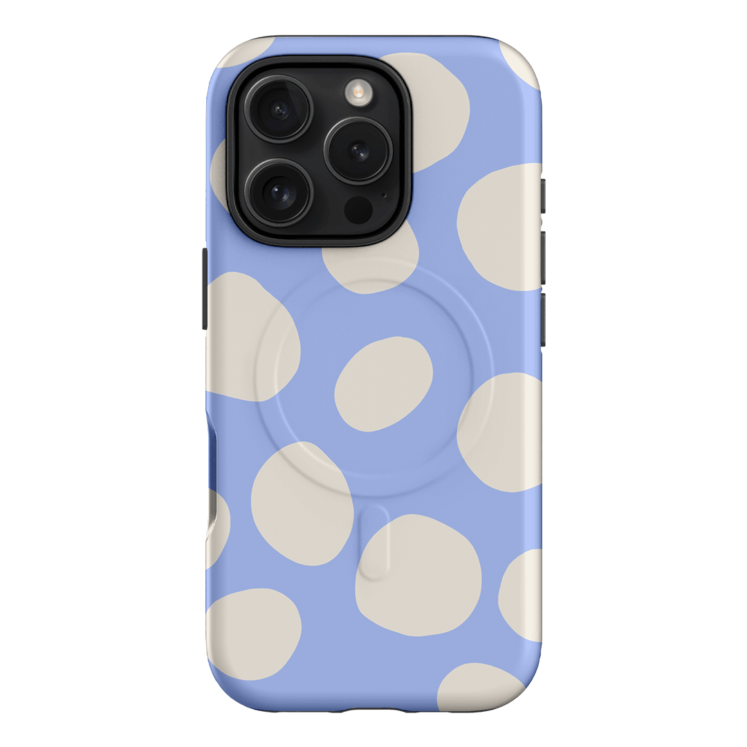 Pebbles Periwinkle Salt Printed Phone Cases iPhone 16 Pro / Armoured MagSafe by Veronica Tucker - The Dairy