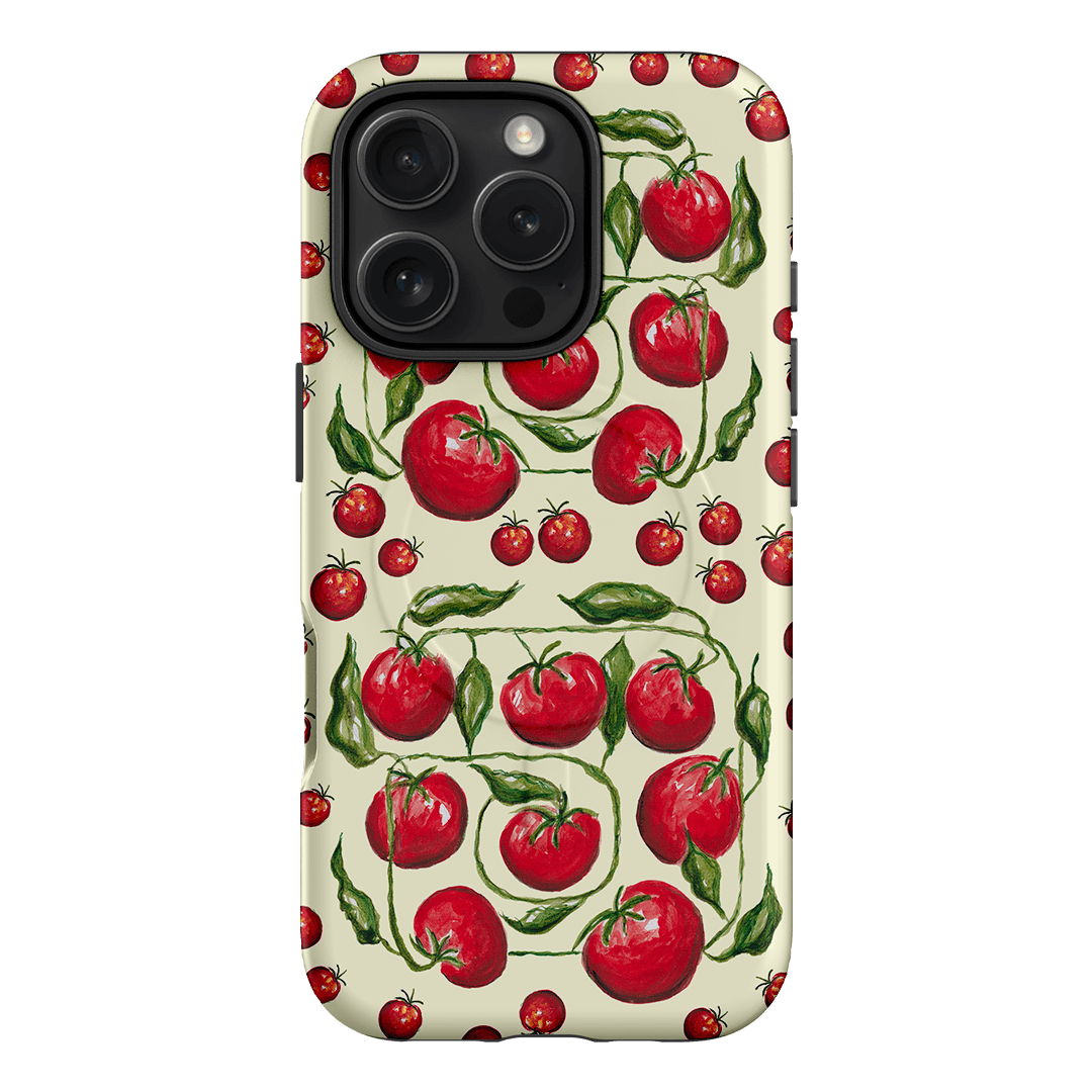 Red Tomatoes Printed Phone Cases iPhone 16 Pro / Armoured MagSafe by BG. Studio - The Dairy